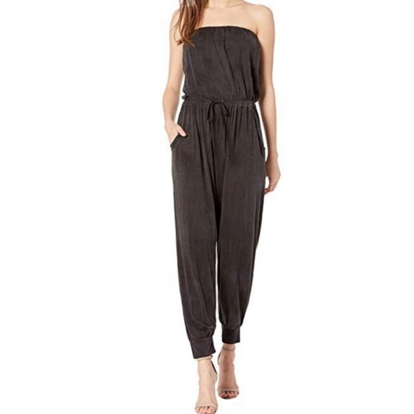 young fabulous and broke strapless jumpsuit
